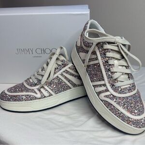 Hawaii F glow-in-the-dark glitter sneakers